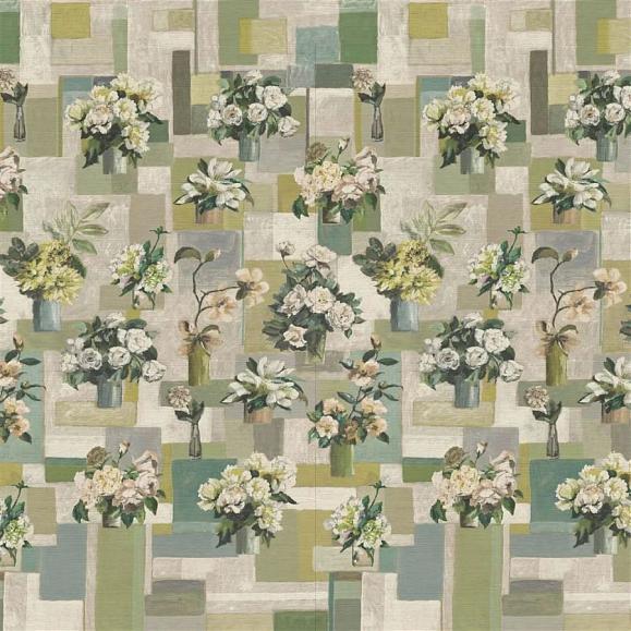 Панно Designers Guild PDG1205/01 Celadon Vase Grasscloth Celadon