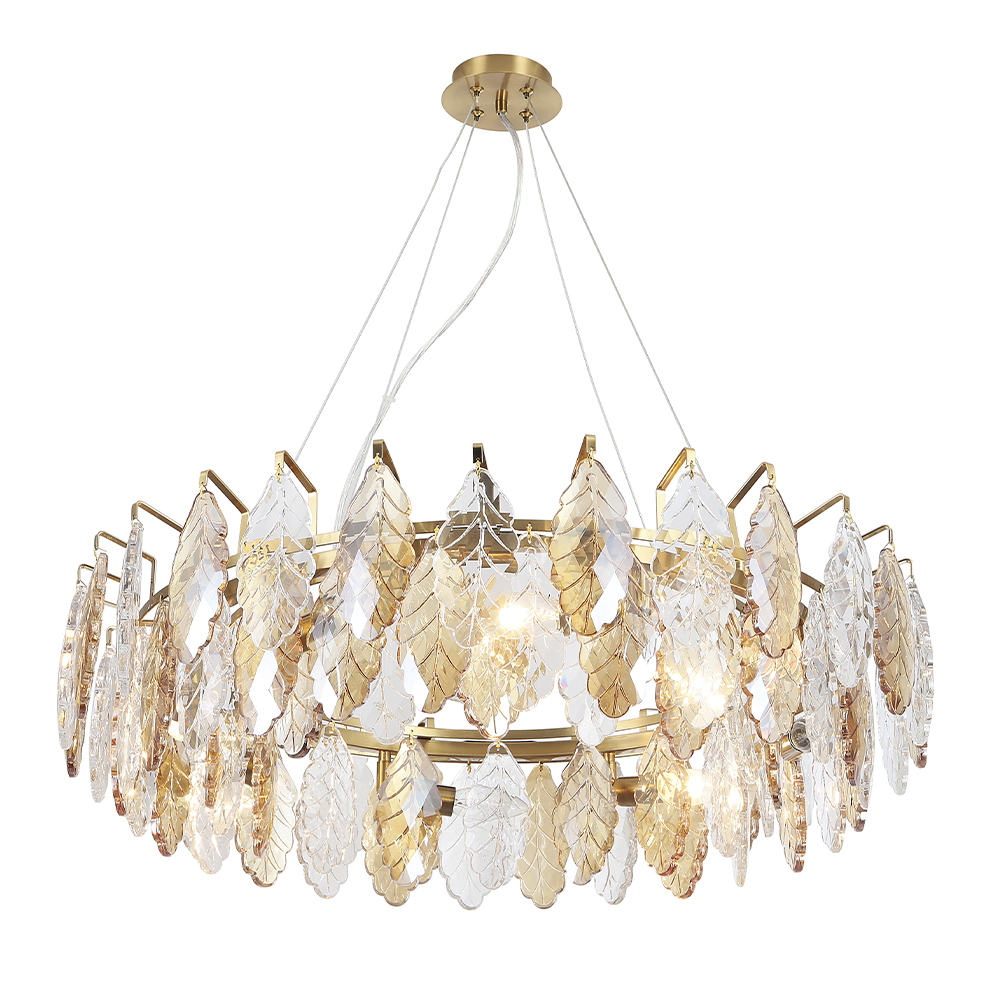 Подвесная люстра Crystal Lux TREVI SP8 BRASS