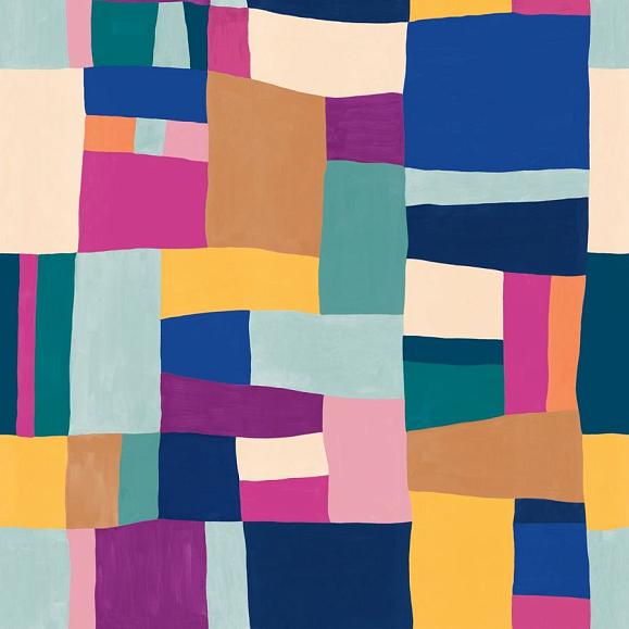 Панно Caselio 104893402 Wonderfull Patchwork Multicouleurs