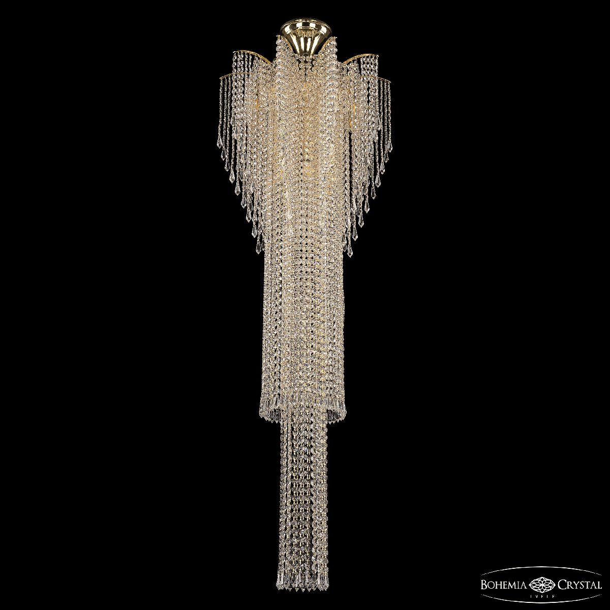 Каскадная люстра Bohemia Ivele Crystal 77321/50-150 G