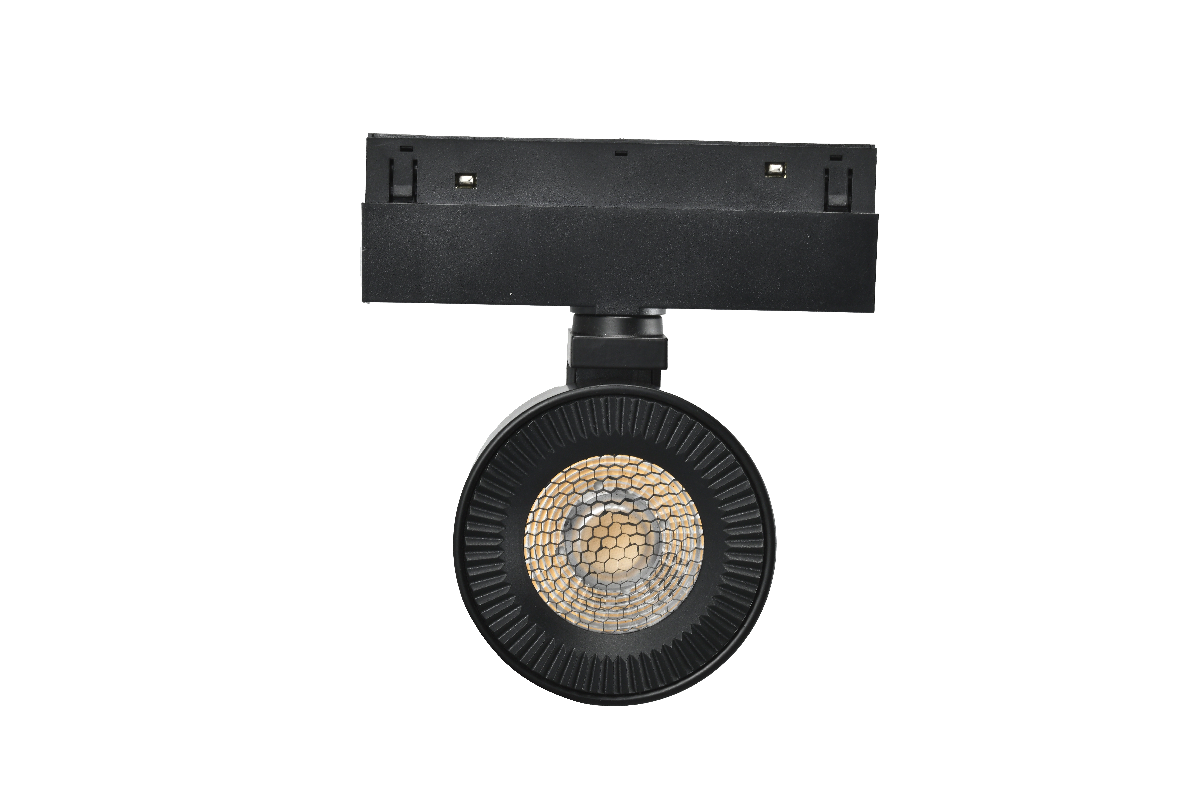 Трековый магнитный светильник iLedex Vision 4822-010-D82-12W-38DG-4000K BK (WALL WASHER)