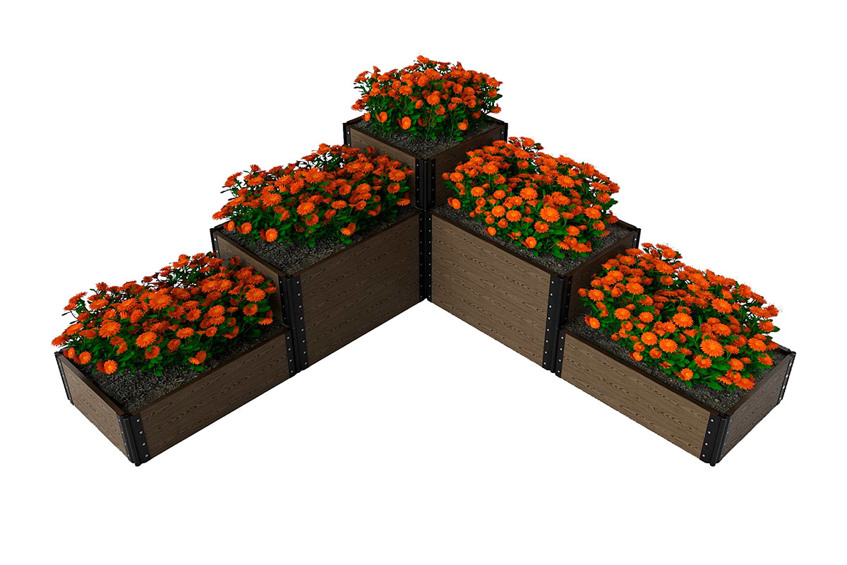 Доска грядочная Holzhof 300*30*2950мм, тиснение 3D