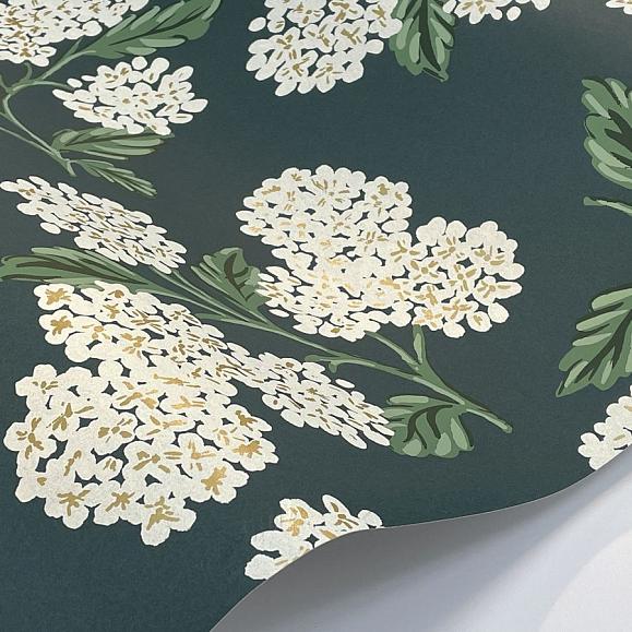 Обои York RP7395 Hydrangea Teal