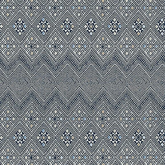 Обои Thibaut T13231 High Plains Navy and White