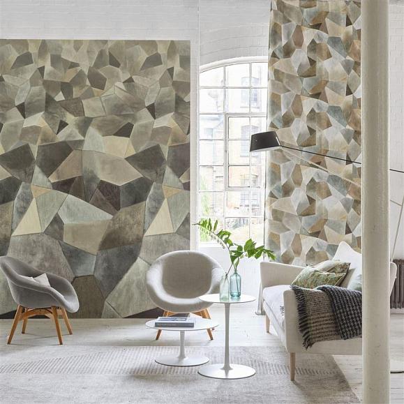 Панно Designers guild PDG1110/02 Géo Moderne Pewter
