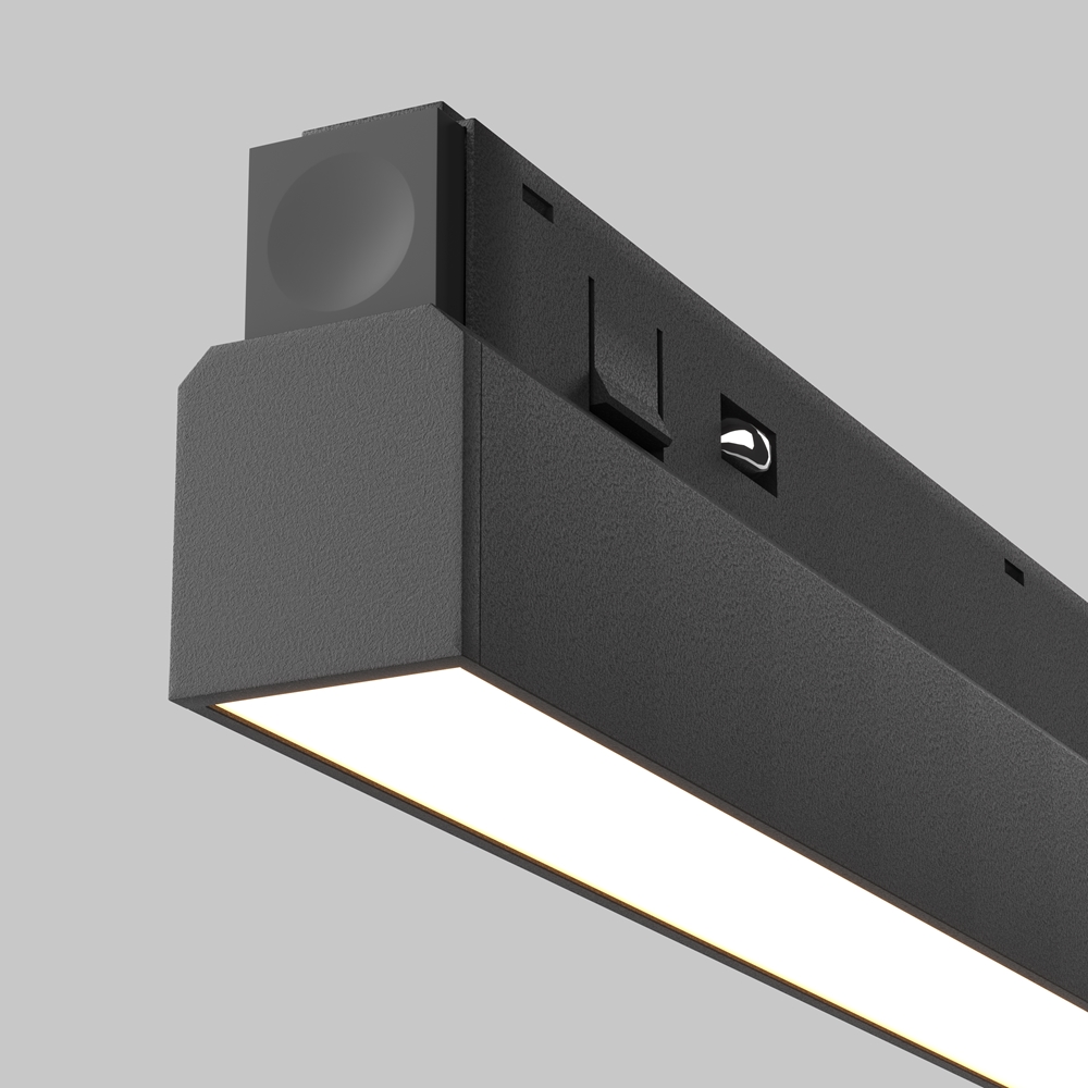 Трековый магнитный светильник Maytoni Basis TR030-4-30W3K-WW-DS-B
