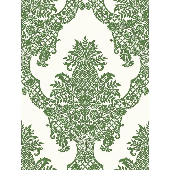 Обои York DM4976 Pineapple Green/White