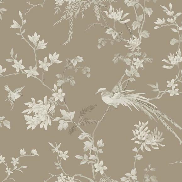 Обои York KT2172 Bird And Blossom Chinoserie Glint