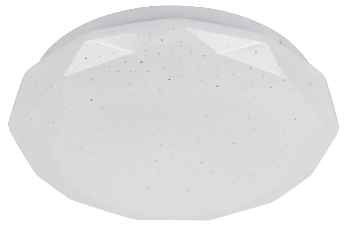 Потолочный светильник Эра Классик без ДУ SPB-6 WH 24W-6,5K Slim Sparkle