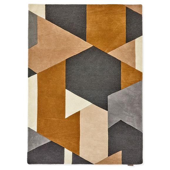 Ковер 143101 (140x200) Harlequin Popova Caramel/Slate/Shell 200 x 140 см