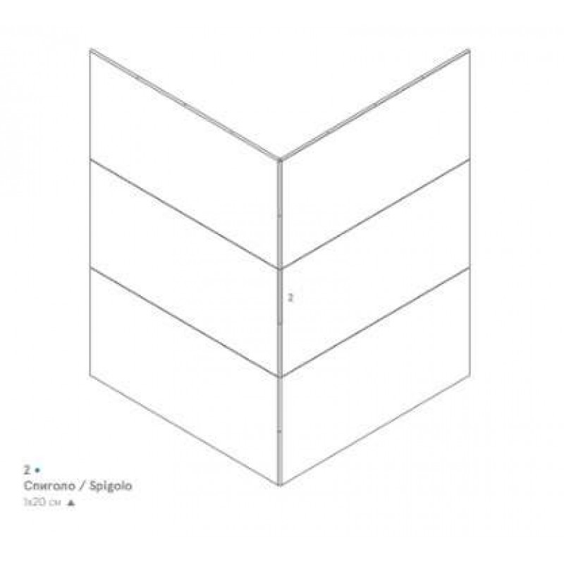 Charme Advance Cremo Spigolo A.E. Opaco 1x20