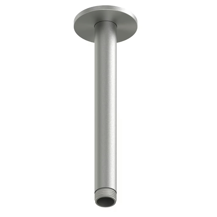 QuadroDesign Кронштейн для верхнего душа 20см., потолочный, цвет: Brushed Stainless Steel