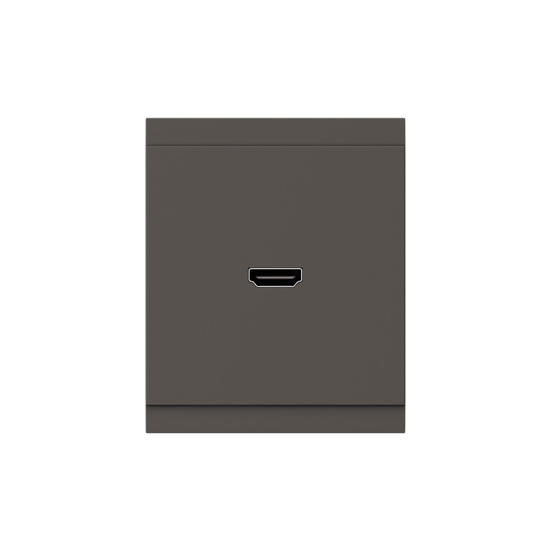 Розетка SETE HDMI с/у графит IP20/IP44 KRANZ KR-79-0725-3