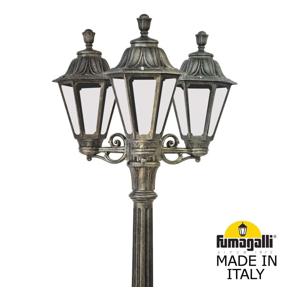 Садово-парковый светильник Fumagalli ARTU BISSO/RUT 3L E26.158.S30.BXE27