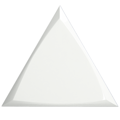 Evoke Traingle Channel White Glossy