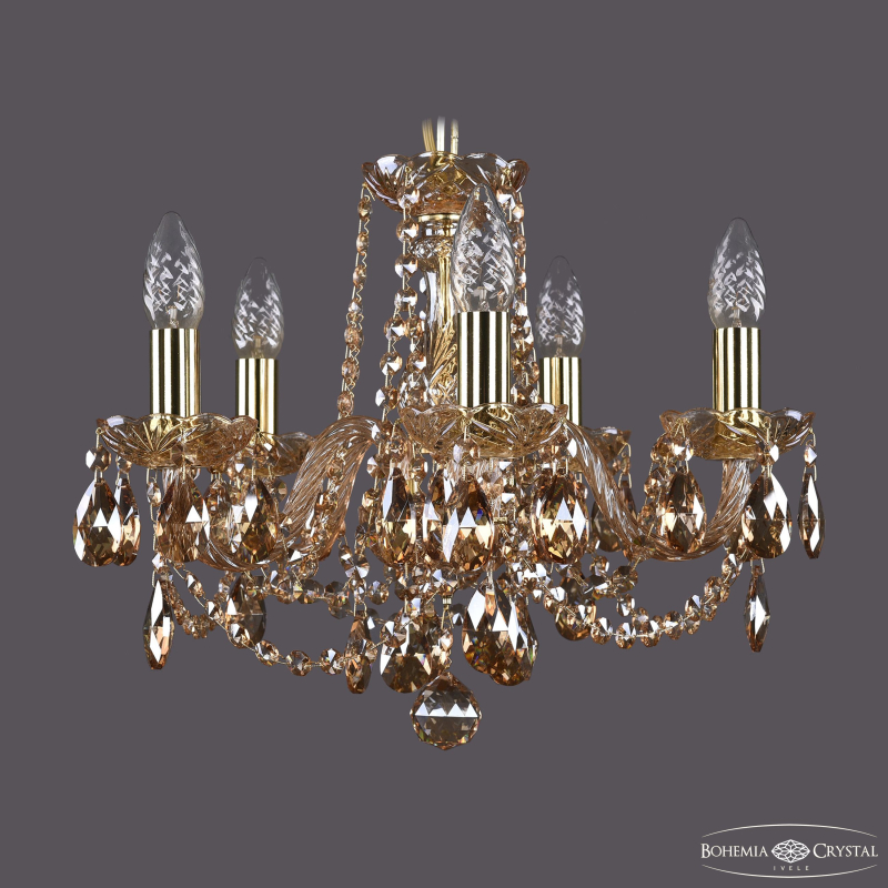 Подвесная люстра Bohemia Ivele Crystal 1402/5/141 G M721