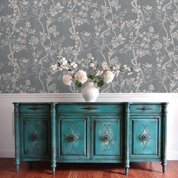 Обои Astratonova ² II-RGR102-NW Royal Garden1 Brilliant Blue02
