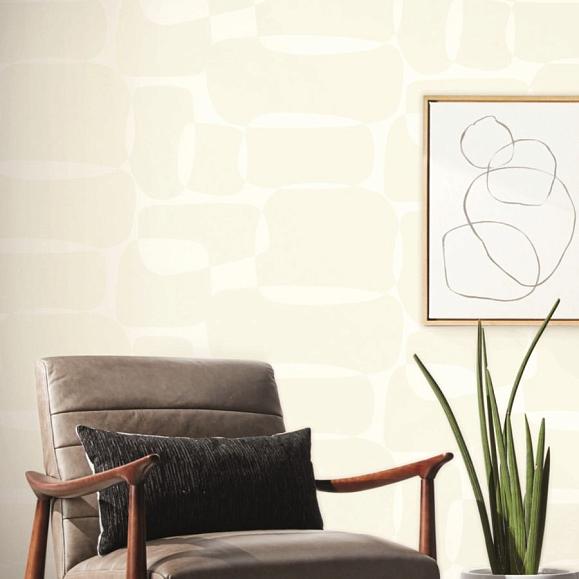 Обои York AG2072 Nikki Chu Block White/Ivory