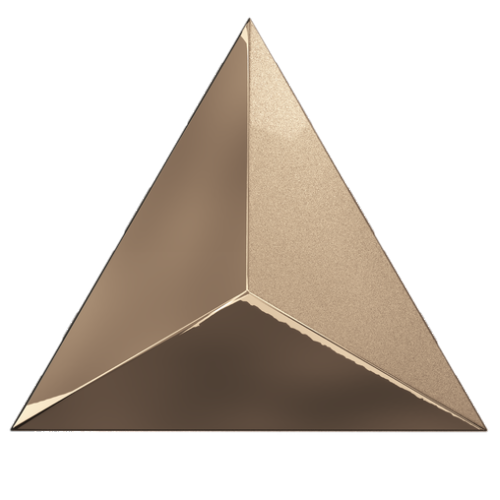 Evoke Traingle Level Copper Laser Glossy