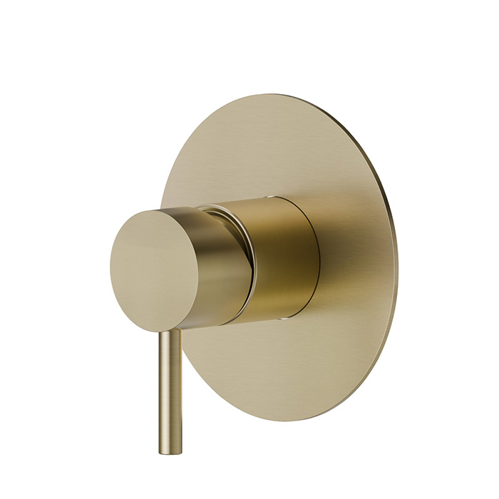 Newform X-STEEL 316 Смеситель для душа, встраиваемый, цвет: PVD Brushed pale gold