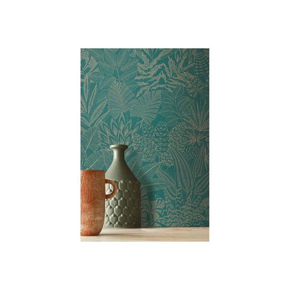 Обои Casamance 76151528 Doum Emeraude/doré