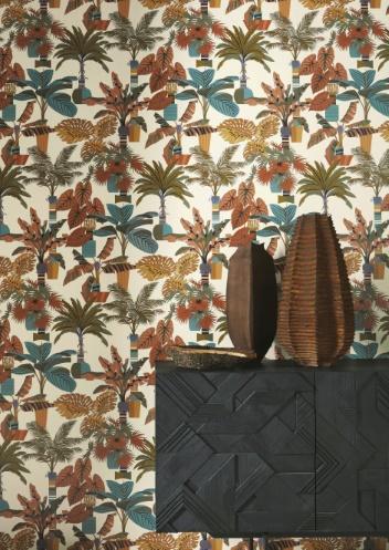 Обои Manuel Canovas 03100-03 Florida Tabac