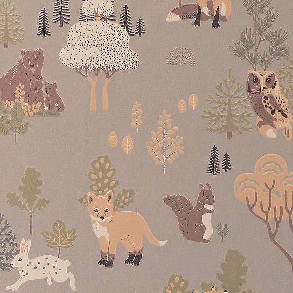 Обои Majvillan 145-01 Deep Forest Mystic Grey