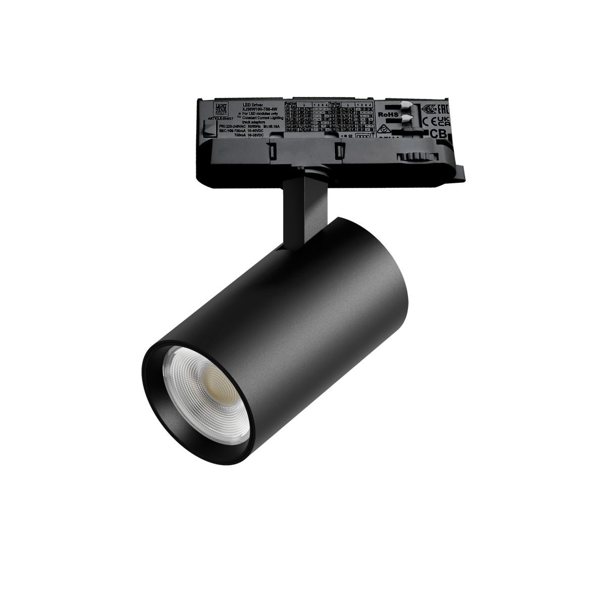 Трековый трехфазный светильник Quattro LED 15G с адаптером Lightstar Alta Base A5137QT15G (215137 + 594037 + 215101)