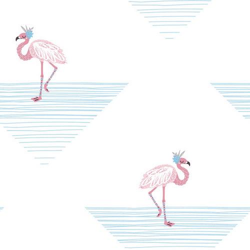 Обои Architector Little Genius DA61702 Dancing Flamingo
