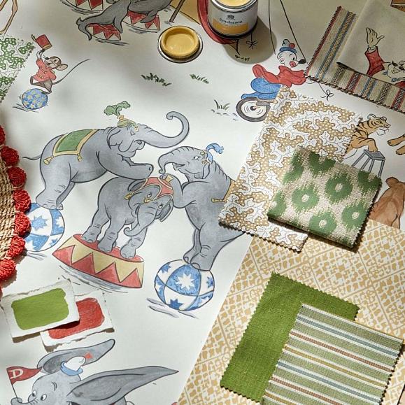 Обои Sanderson 217284 Dumbo Peanut Butter & Jelly