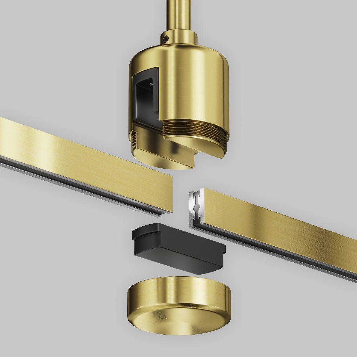 Крепление потолочное Short прямым коннектором питания Maytoni Flarity TRA156C-IPC1-BS