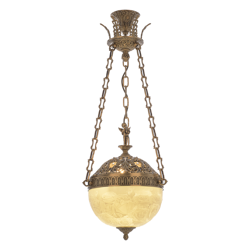 Подвесной светильник Bohemia Ivele Crystal 71000P/30AZ FP Rose Y4 FA10M