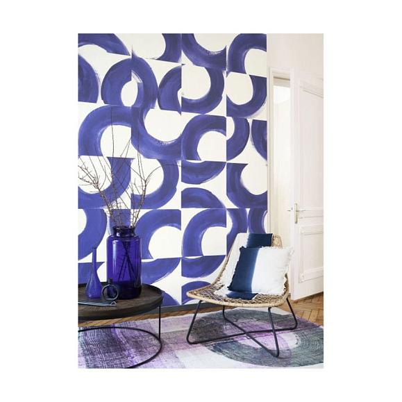 Обои Casadeco 88456522 Not A Circle Bleu indigo