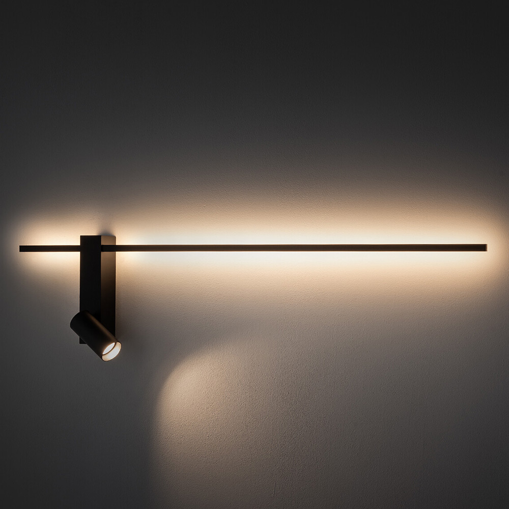 Настенный светильник Nowodvorski Easy Led Left Black 11425