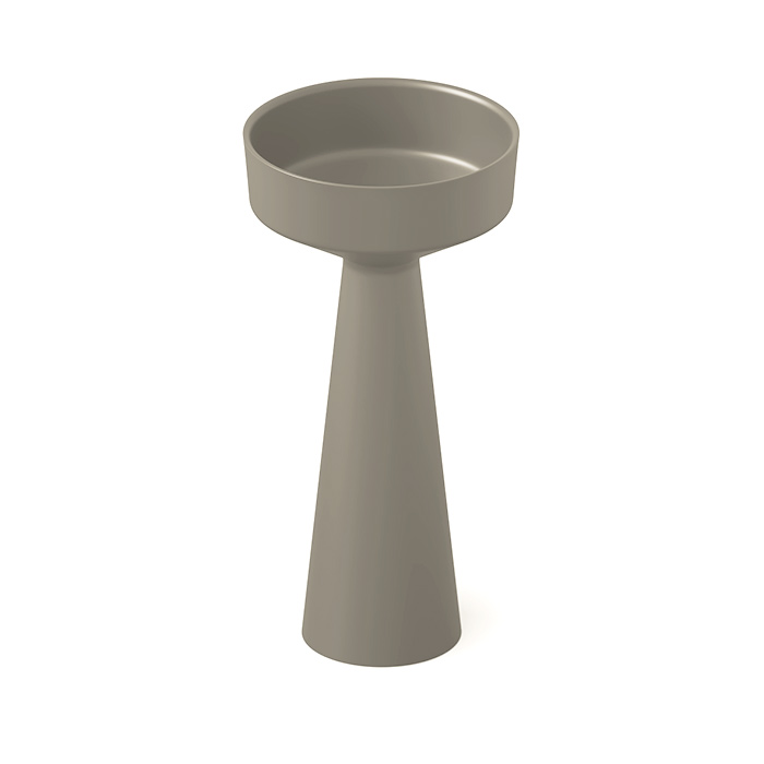 Dea Design Pedestal Basin Раковина напольная d42хh85см, цвет: grey