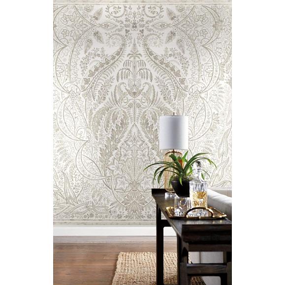 Панно York DM4913M Jaipur Paisley Damask Beige/White