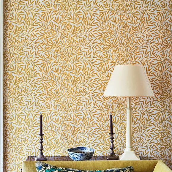 Обои Morris 216963 Willow Yellow