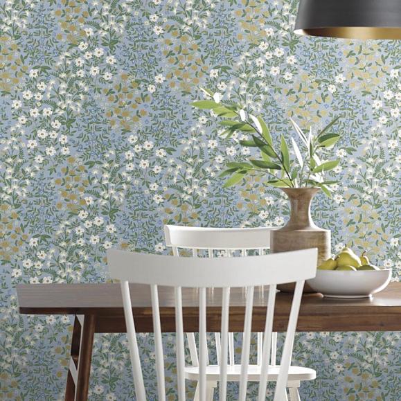 Обои York RP7379 Wildwood Garden Blue
