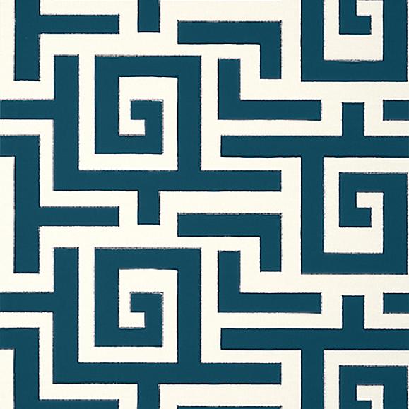 Обои Thibaut T13225 Tulum Navy
