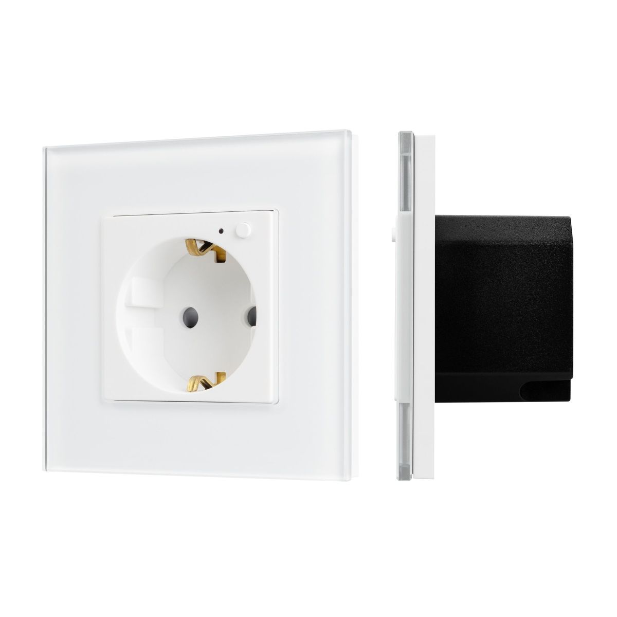 Розетка электрическая с Zigbee управлением Arlight SCT-OMALI-EUZB1-PL-WH (240V, 16A, Zigbee) 050215