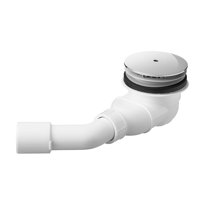 Duravit Сифон для душевого поддона, цвет: серый