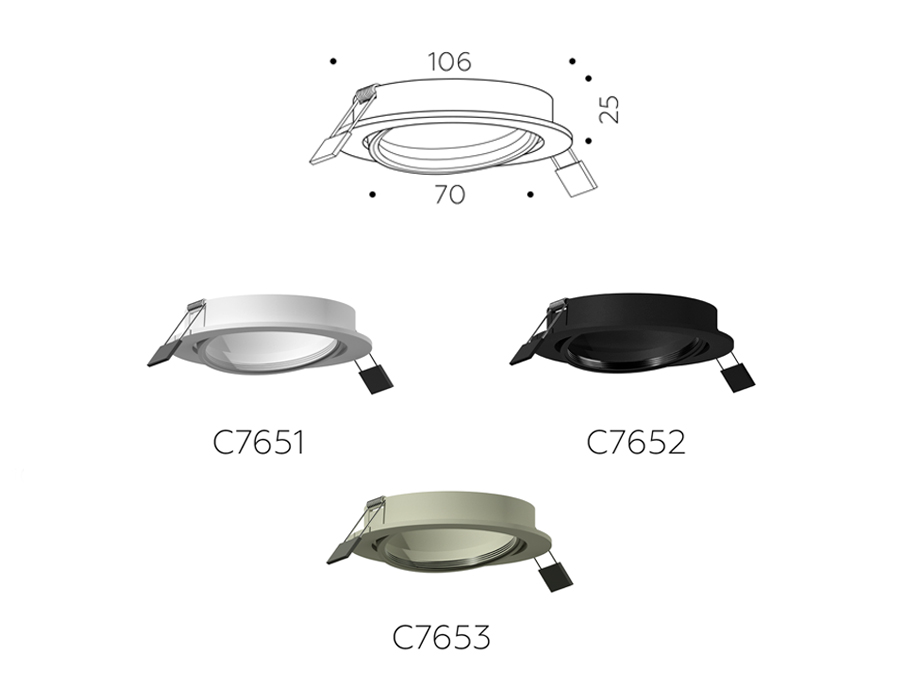 Корпус светильника Ambrella Light DIY Spot C7652