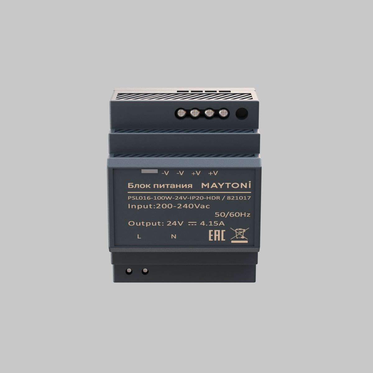 Блок питания Maytoni PSL016 100Вт DC24В IP20 821017