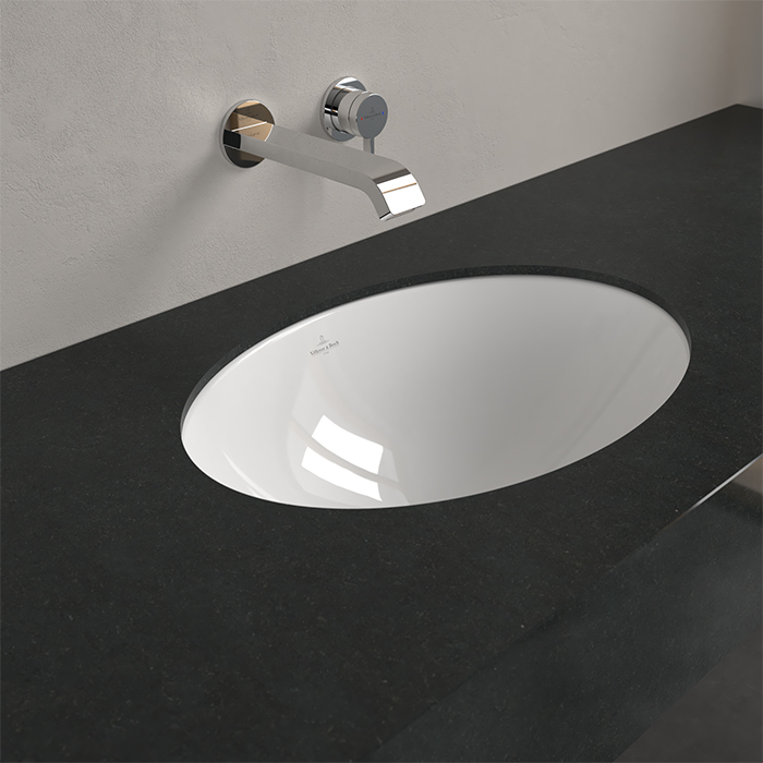 Villeroy&Boch Loop&Friends Раковина 48.5х32.5х21.5см., встраиваемая снизу, без отв., с переливом, цвет: альпийский белый