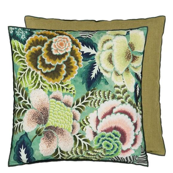 Подушка CCDG1456, Rose De Damas, Jade, Designers Guild 55 x 55см