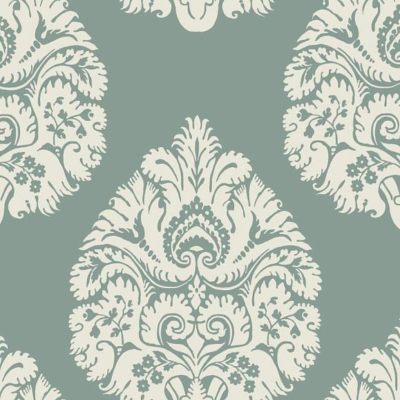 Обои York KT2146 Teardrop Damask Teal