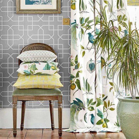 Обои Sanderson 216661 Hampton Trellis Grey