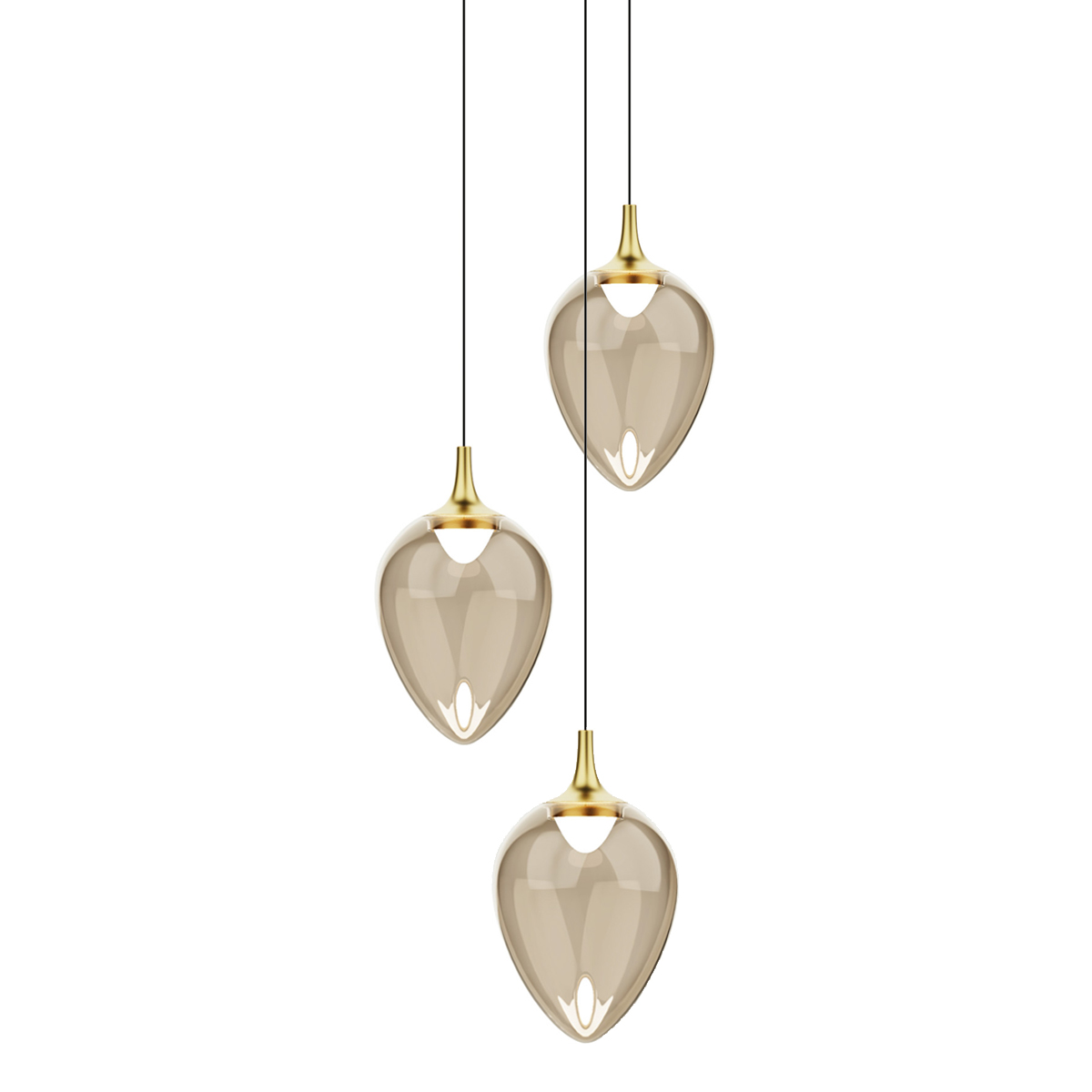 Подвесной светильник Delight Collection MD24001012-3A brass/champagne