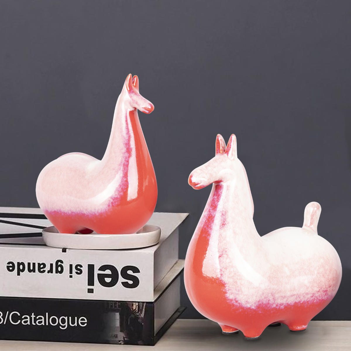 Статуэтка (2 шт.) Loft IT Horse 10283 Red (2 pcs)