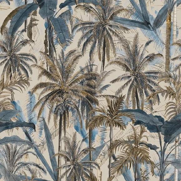 Панно Mind the gap WP20524 The Jungle Smoke Blue